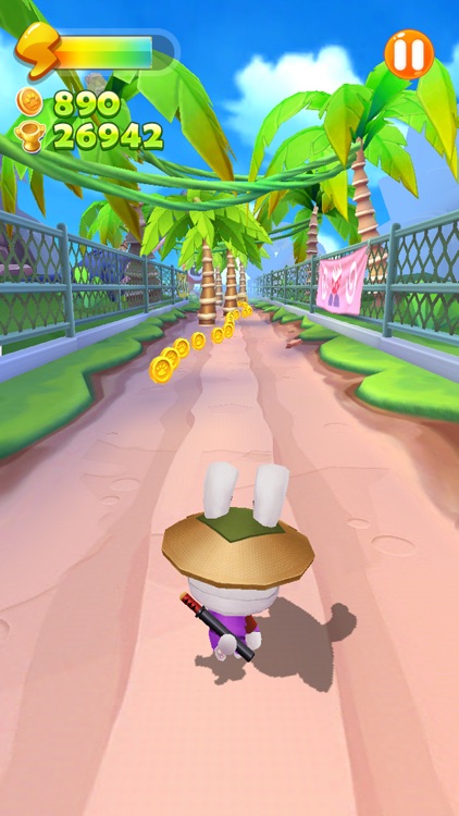 Run Ninja Rabbit Run screenshot-3