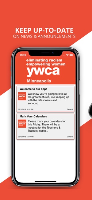 YWCA Schedules