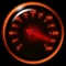 This app shows the current travel speed using the built-in GPS receiver of the iPhone