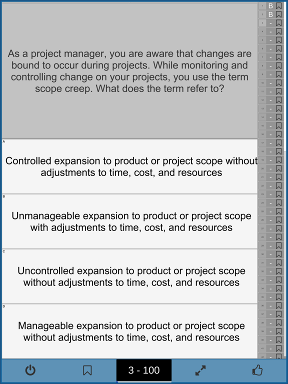 PM Professional exam trainer screenshot 2