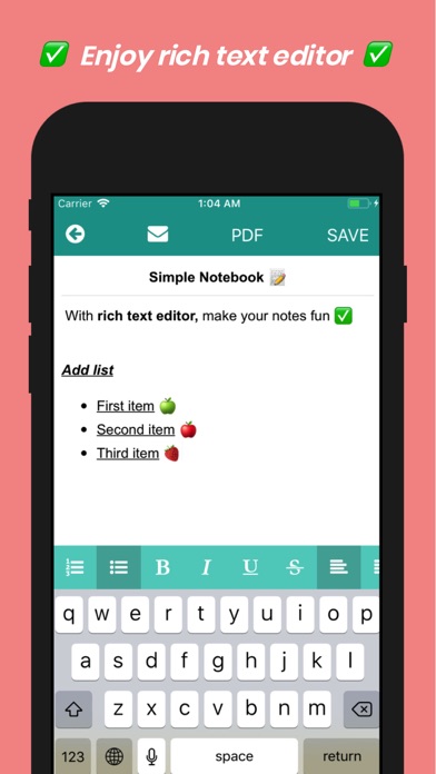 whynote: Encrypted Notepad screenshot 3