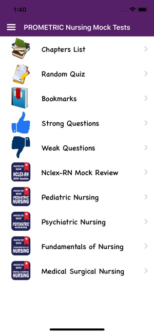 Prometric Exam Mock Tests