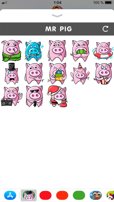 Pig, Mr. Pig - stickers 2022 screenshot 4