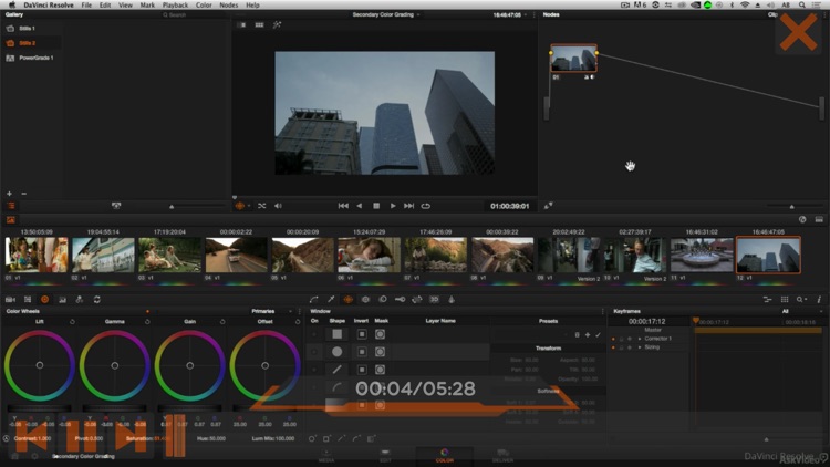 Secondary Color Grading