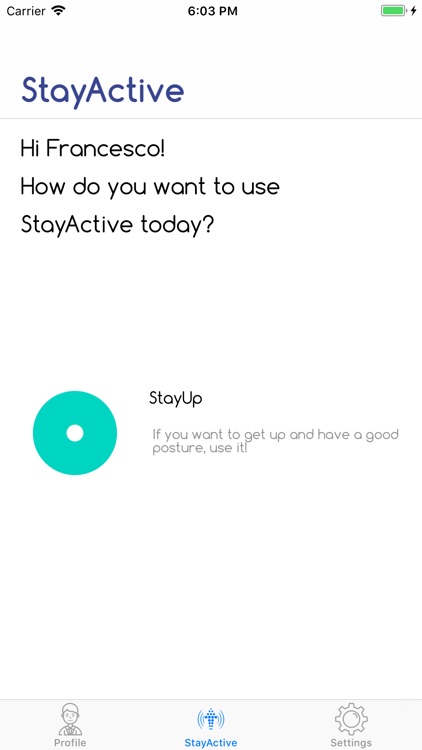 StayUp - StayActive