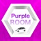 The main character awakens in a mysterious purple room