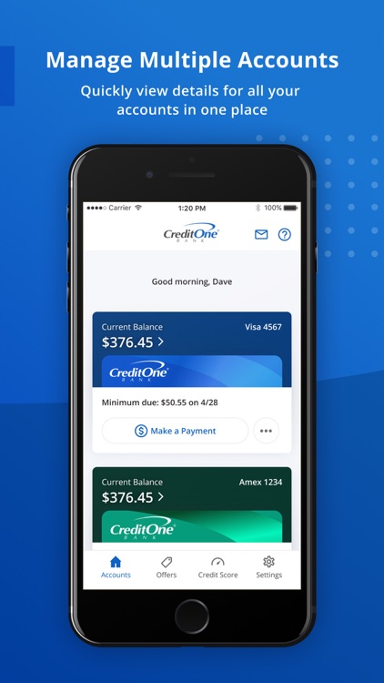 Credit One Bank Mobile screenshot-5