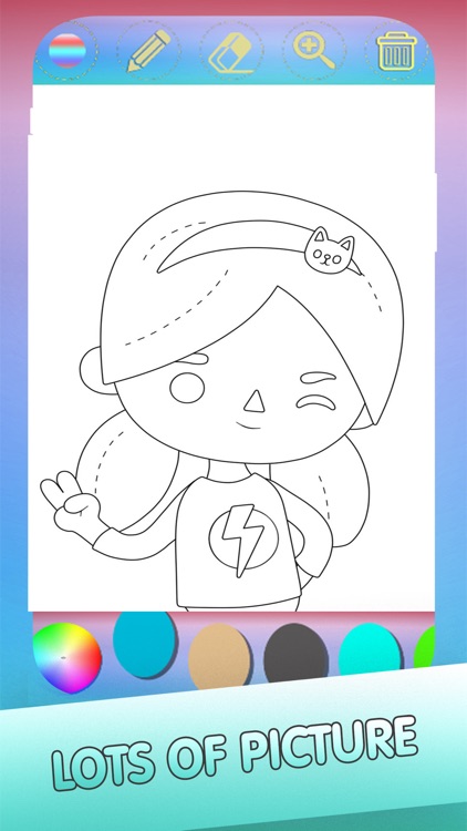 Toca Life Coloring