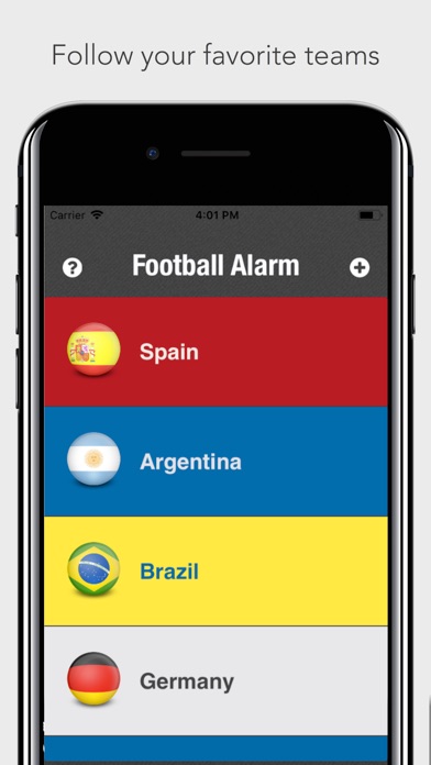 Football Alarm for iPhone - APP DOWNLOAD