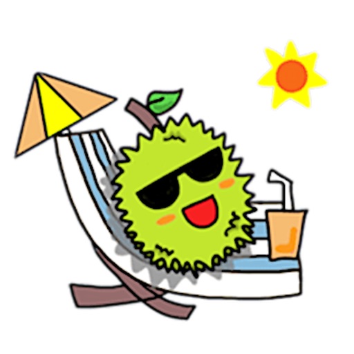 Mr Durian FruitMoji Sticker