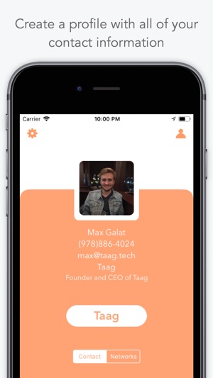 Taag - Instant contact sharing