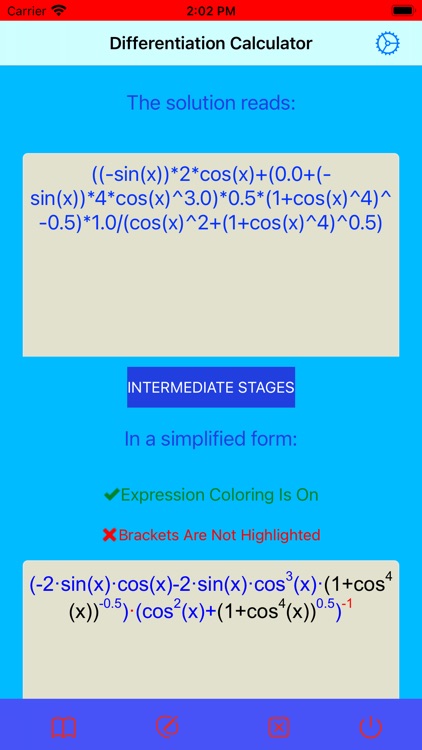 DifferentiationCalculator screenshot-0