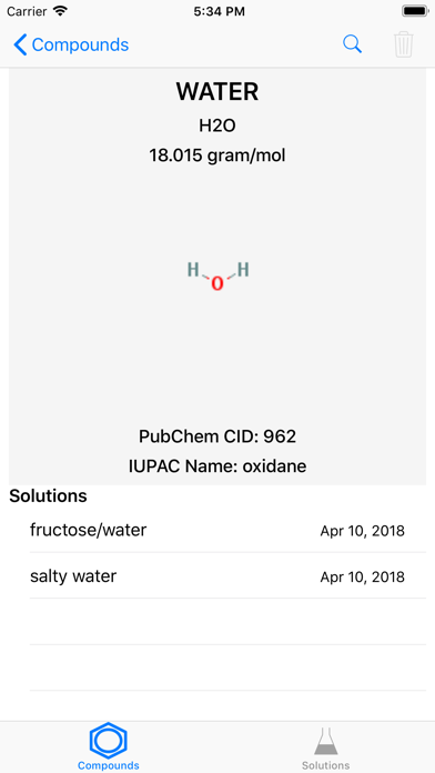 Search PubChem screenshot 4