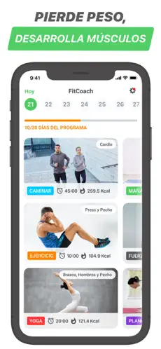Captura 3 Fitness Coach by FitCoach iphone