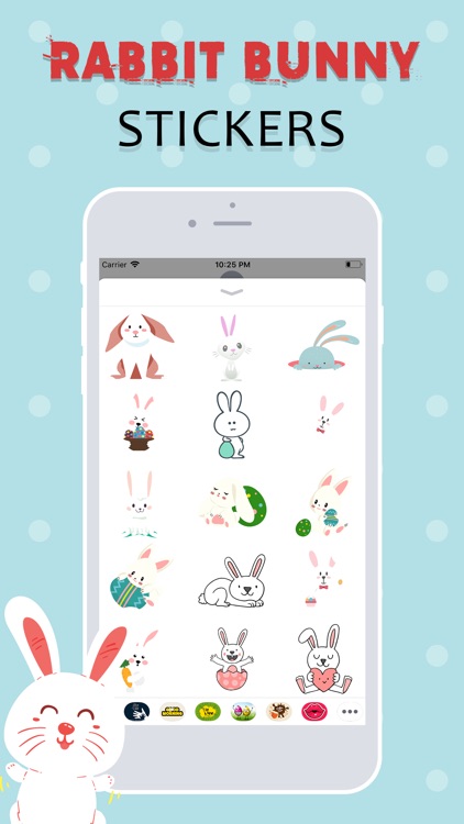 Rabbit Stickers Emojis