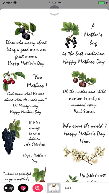 Elegant Mothers Day Stickers