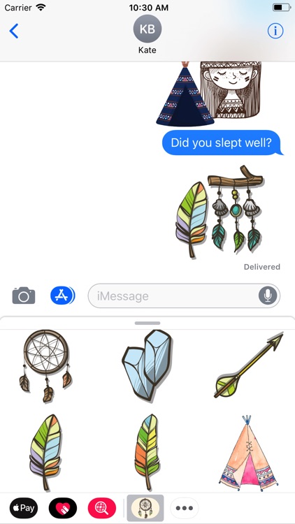 Boho Ornaments Spirit Stickers