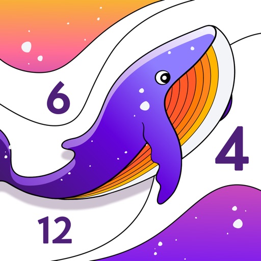 Color by Number, Coloring Book icon