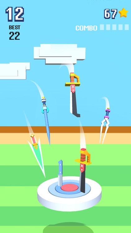 Knife Flip - Hit Geometry Cube screenshot-3