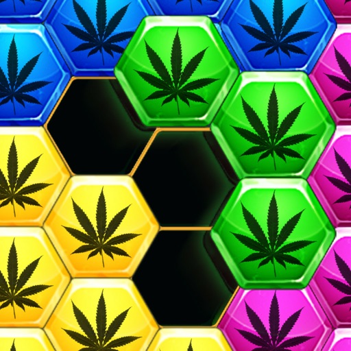 Hexa Weed - hemp block puzzle icon