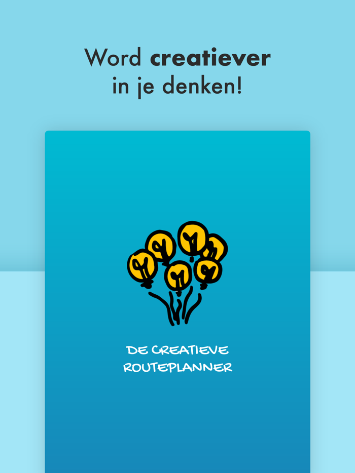 De Creatieve Routeplanner