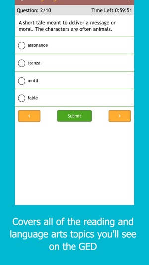 GED Reading and Language Arts(圖4)-速報App