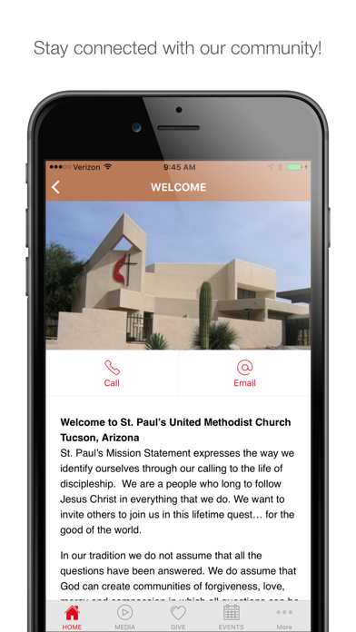 St. Paul's UMC Tucson screenshot 2