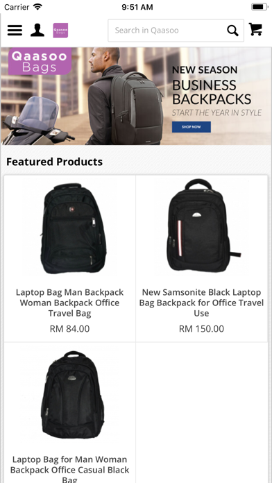 Qaasoo - Business Backpacks screenshot 2