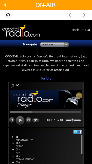 Cocktailradio.com screenshot 3