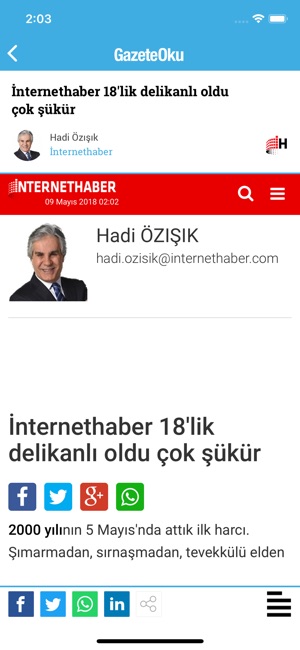 Gazete Oku - İnternet Haber(圖5)-速報App