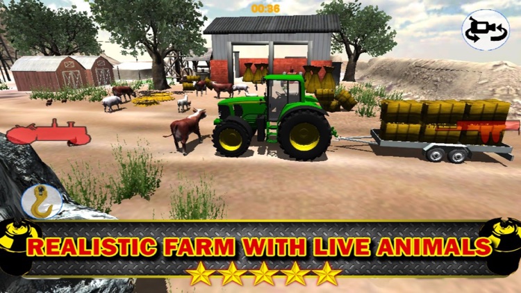 A Farm Tractor 3D Parking Game