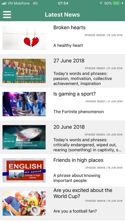 Learn English for UK News