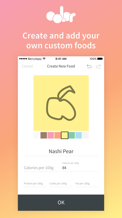 How to cancel & delete Color Food Diary from iphone & ipad 4