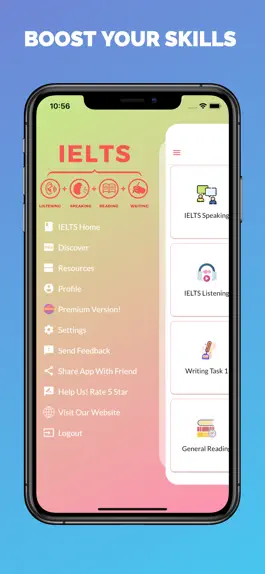 Game screenshot IELTS Pro - Learn at home apk