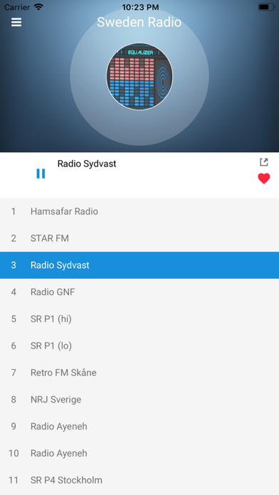 Sweden Radio Station: Swedish screenshot 4