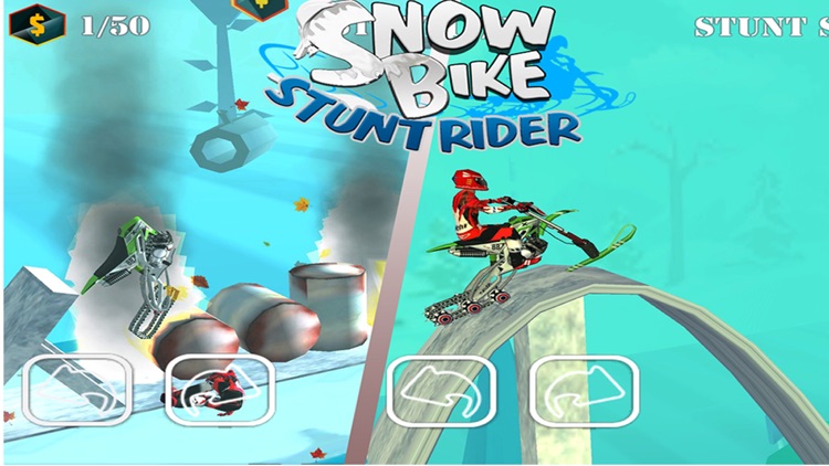 Snow Bike Stunt Rider