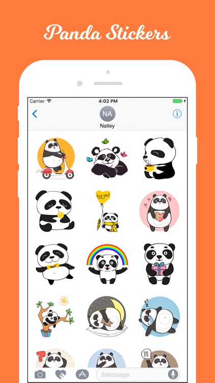 Fun Panda Stickers