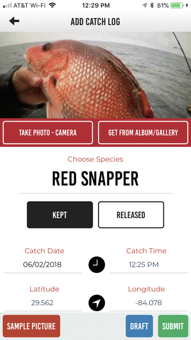 iAngler - Gulf Red Snapper screenshot 4