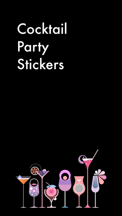 How to cancel & delete Cocktail Party Stickers from iphone & ipad 1