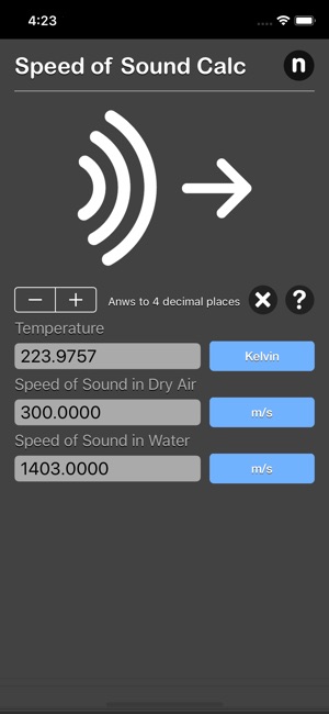 Speed of Sound Calculator(圖3)-速報App