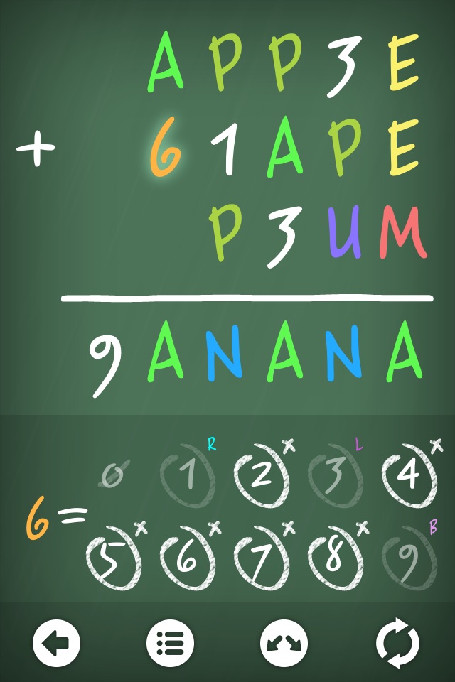 Cryptarithms screenshot 3