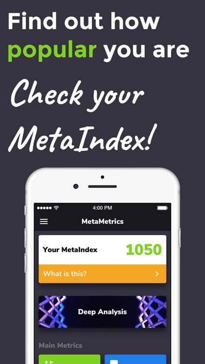 MetaMetrics For Instagram By German Fedorov