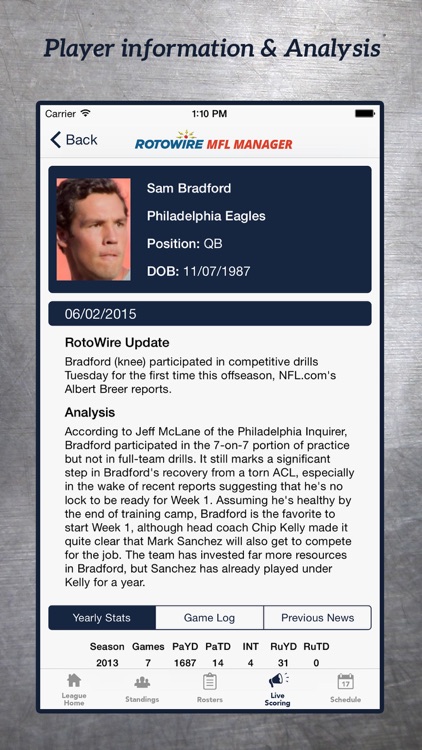 MyFantasyLeague Manager 2018 screenshot-3