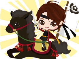 The 2nd round of Samurai Love Ballad: PARTY's iMessage Stickers are here