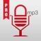 Icon Mp3 Recorder Pro: Notes,Memos