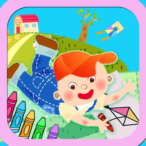 Coloring & Stickers World ABC iOS App