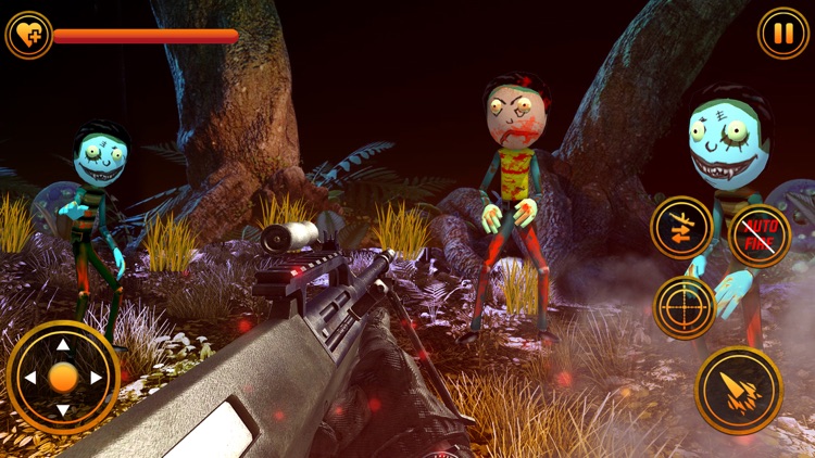 Stickman Zombie Sniper Shooter screenshot-3