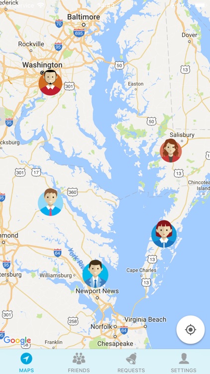 Friend Location Finder