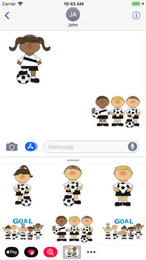 Soccer Toons Stickers