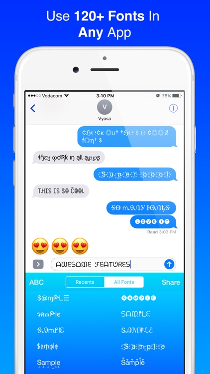 New Cool Fonts Keyboard screenshot-0